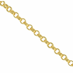 olivia permanent jewelry chain double cable design