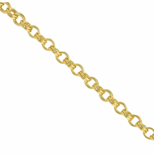 olivia permanent jewelry chain double cable design