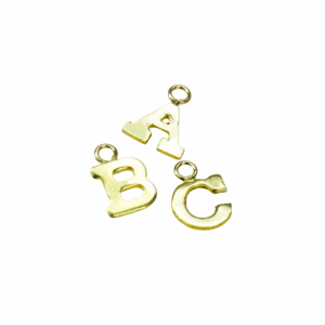 Letters Charms 14K Gold Filled & Sterling Silver