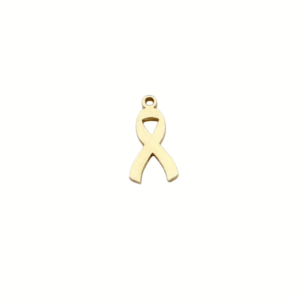 Awareness Ribbon Charm 14K Gold Filled & Sterling Silver