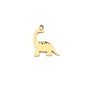 Dinosaur Charm 14K Gold Filled & Sterling Silver
