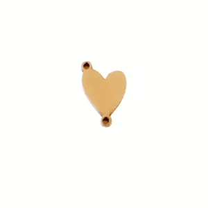 Heart Connector 14K Gold Filled & Sterling Silver