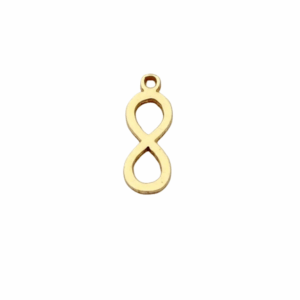 Infinity Charm 14K Gold Filled & Sterling Silver