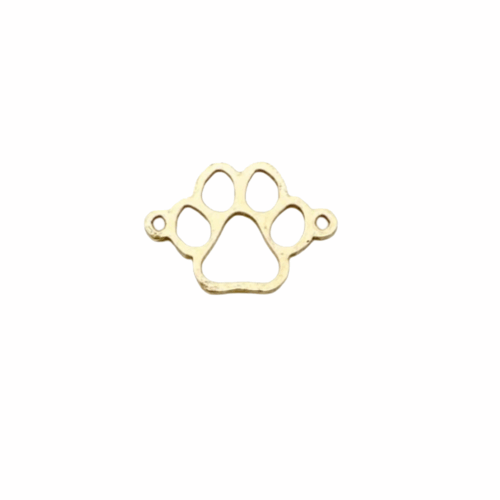 Paw Connector 14K Gold Filled & Sterling Silver