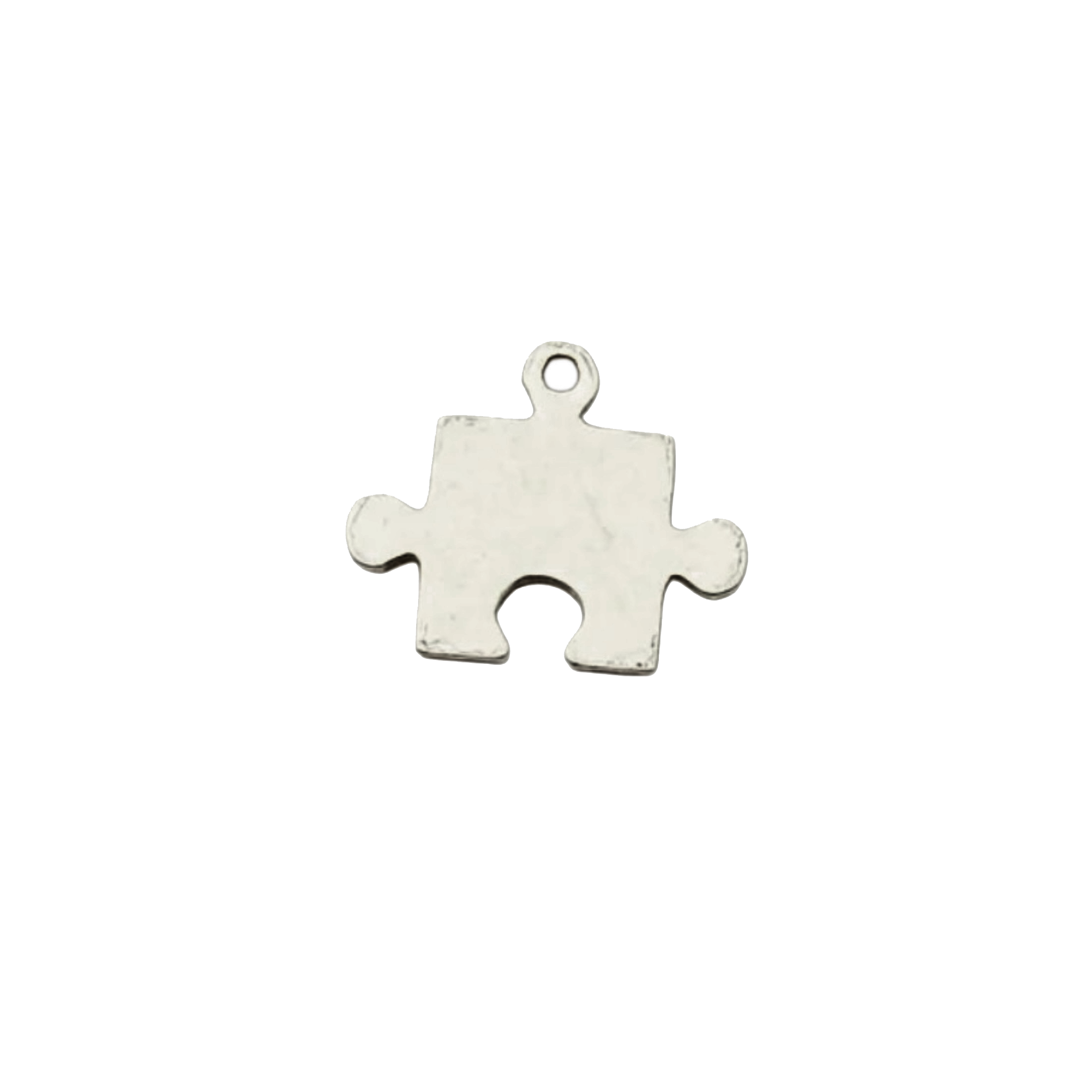 Puzzle Charm 14K Gold Filled & Sterling Silver