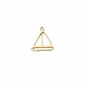 Sailboat Charm 14K Gold Filled & Sterling Silver