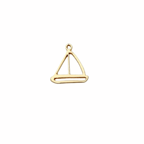 Sailboat Charm 14K Gold Filled & Sterling Silver