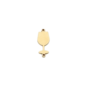 Wine Glass Connector 14K Gold Filled & Sterling Silver