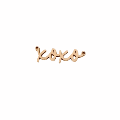 XOXO Connector 14K Gold Filled & Sterling Silver