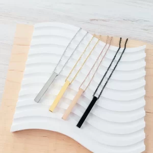Vertical Bar Necklace