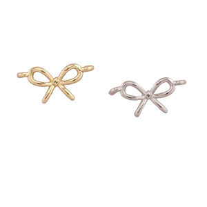 Bow Connector 14K Gold Filled & Sterling Silver