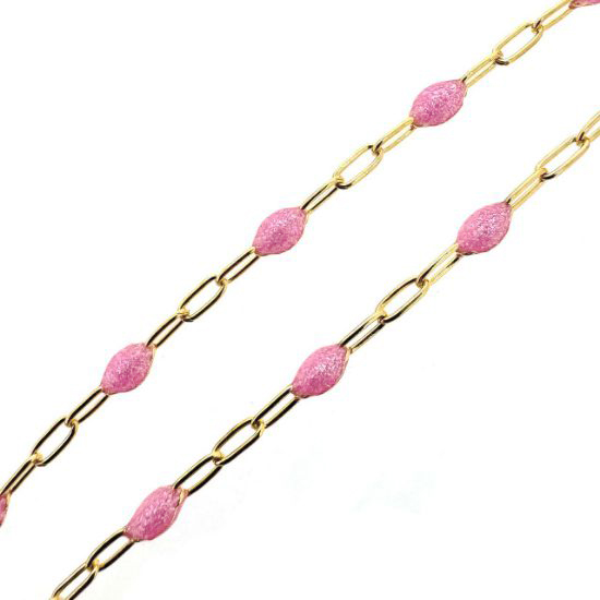 Pink Paperclip14K Gold Filled